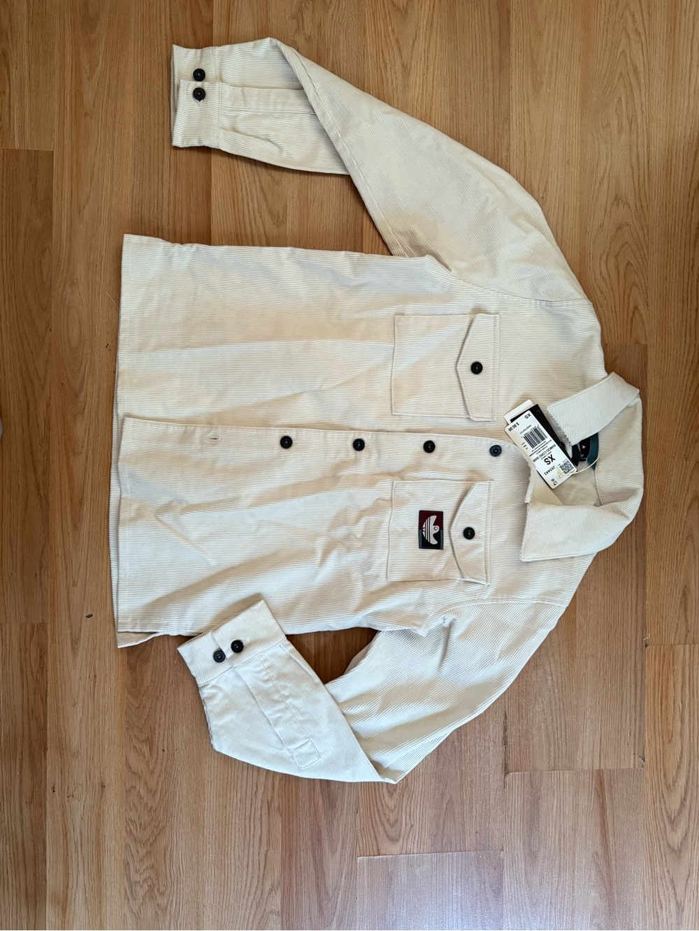 SHMOOFOIL CORDUROY BUTTON UP SHIRT
